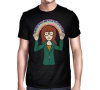 Daria I Hate Everybody T-Tshirts Camisetas y Tops, Daria TV Series tee(Small)
