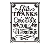 Darice 1219-241 Give Thanks Verse-Carpeta de Grabado en Relieve (A6, 10,8 x 14,6 cm), incolora, 12 x 1 x 20 cm
