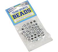 Darice 6 mm Team Sports Cuentas de Alfabeto G, Pack of 30