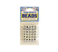 Darice 6 mm Team Sports Cuentas de Alfabeto O, Pack de 30