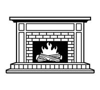 Darice Carpetas de estampación, Plantilla Chimenea, Plastic, 0.09x5.4x8 cm, 3 Unidades