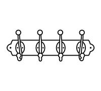 Darice Carpetas de estampación, Plantilla Perchero, Plastic, 10,8 x 14,6 cm