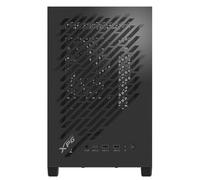 XPG Valor AIR Nano M-ATX - Caja de ordenador - GPU de hasta 370 mm, radiador de 360 mm, 6 ventiladores, USB-C 3.2 Gen2, fácil gestión de cables, filtro de polvo