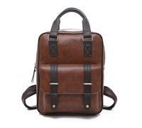 Dark Academia Aesthetic Mochila Estética Escolar Mochila Vintage Mochila, Marrón claro, M