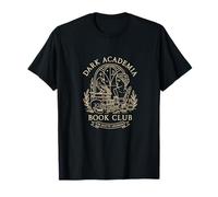 Dark Academia Book Club Vintage Gothic Libros Camiseta