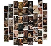 Dark Academia - Decoración de habitación, 50 piezas de collage de pared vintage, imágenes estéticas, pósteres vintage para habitación estética, Tiktok, decoración de pared estética para dormitorio de