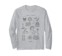 Dark Academia Estética Literaria Poesía Amante de Libros Manga Larga