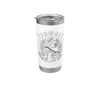 Dark Academia Goblincore Cottagecore Estética Witchy Moon Vaso térmico de acero inoxidable de doble pared