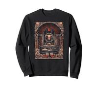Dark Academia Gótico Luna Roja Arte Biblioteca Oculta Sudadera