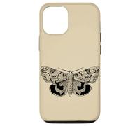 Dark Academia Grunge Butterfly, Fairycore Goth Polilla Carcasa para iPhone 12/12 Pro