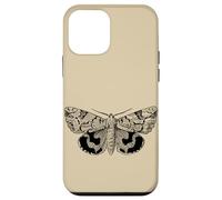 Dark Academia Grunge Butterfly, Fairycore Goth Polilla Carcasa para iPhone 12 Mini