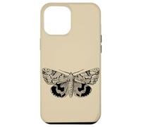 Dark Academia Grunge Butterfly, Fairycore Goth Polilla Carcasa para iPhone 12 Pro MAX
