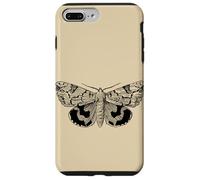 Dark Academia Grunge Butterfly, Fairycore Goth Polilla Carcasa para iPhone 7 Plus/8 Plus