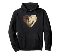 Dark Academia Heart Style Valentine Sudadera con Capucha