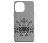 Dark Academia Hongo Cristales Polilla Moth Moon Fases Carcasa para iPhone 13 Pro Max