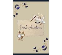 Dark Academia Notebook, soft cover, 120 A4 pages (white).