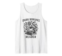 Dark Academia Reader Gothic Snake and Rose Mujer Hombre Camiseta sin Mangas