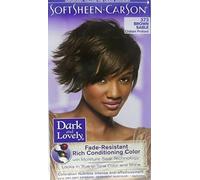 Dark and Lovely 373 - Tinte para el cabello resistente a la decoloración y al desgaste, color marrón