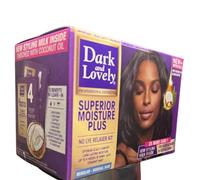 Dark and Lovely Oscuro y Lovely humedad Plus no Lye Relaxer normal