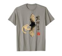 Dark Bat Japanese Ink Wash Traditional Asian Art Camiseta