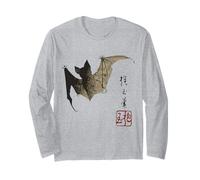 Dark Bat Japanese Ink Wash Traditional Asian Art Manga Larga