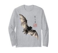 Dark Bat Japanese Ink Wash Traditional Asian Art Manga Larga