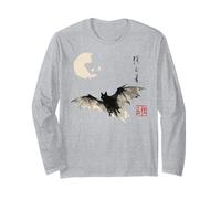 Dark Bat Japanese Ink Wash Traditional Asian Art Manga Larga