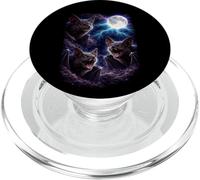 Dark BatsUnder The Full Moon Vintage Fantasía Rayo PopSockets PopGrip para MagSafe
