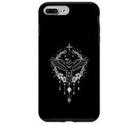Dark Bird Floral Frame Celestial Raven Night Carcasa para iPhone 7 Plus/8 Plus
