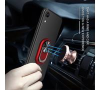 (Dark blue) 360 Rotation Universal Finger Ring Kickstand Cell Phone Ring Holder Stand Metal Phone Grip for Magnetic Car Mount