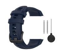 (Dark Blue)Correa Silicona Garmin Instinct 2s Transpirable Pulsera Repuesto Actividades