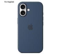 (Dark Blue) For iPhone 16 MagSafe Compatible Premium Liquid Silicone Protective Case with Strong Magnetic Attachment Technology