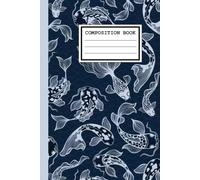Dark blue Math notebook with dolphins cover: Wide Ruled Note book / 6 x 9 inches / 150 pages / kids teens and young girls