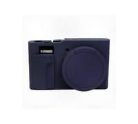 (Dark Blue) Shockproof Silicone Protective Case for Panasonic Lumix DMC-ZS99 TZ99 Camera, Durable Portable Cover Sleeve