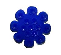 (Dark blue)Universal Silicone Suction Cup Phone Mount Mini Suction Sticker Mount