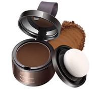 Dark Brown Haarpuder, Hairline Powder,Instant Haarfarbe Dunkelbraun,Hairline Shadow,Haaransatzpuder,Root Touch Up Quick Cover Brauner Haarwurzel Concealer für Haaransatz,Schatten,Ceen,Bart