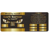 Dark Burner 10 etiquetas Dark Burner para botellas vacías aptas para nuestras botellas ovaladas de 25 ml.
