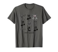 Dark Coquette Lolita Goth Lazo Cereza Negro Balletcore Camiseta
