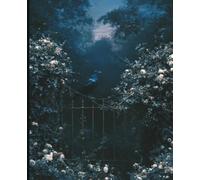 Dark Cottagecore Crow Composition Notebook Wide Ruled: Gothic Raven Aesthetic Journal for Teen Girls, Women, School, College, Writing, Office, 110 Pages, 7.5 x 9.75 in