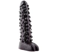 Dark Crystals by Mister B. Tonguebiter Dildo Grande, Negro