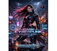 Dark Cyberpunk Coloring Book: Neon Dystopia Adult Coloring Collection