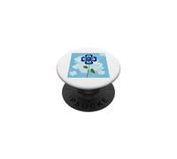 Dark Deep Blue Mal Eye Gr ye Shamrock PopSockets PopGrip Adhesivo
