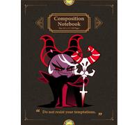 Dark Enchantress Cookie Composition Notebook: Kingdom Run Journal with 120 wide ruled pages in a large 8.5 x 11 for school notes and everyday planning
