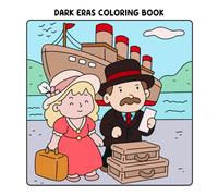 Dark Eras: A Bold Adult Coloring Book Featuring the Darkest Moments in History