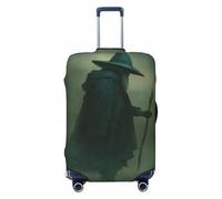 Dark Fantasy Art Old Witch in The Fog - Fundas elásticas para equipaje de viaje, a prueba de polvo, resistente a los arañazos, protector de maleta de 22 a 24 pulgadas