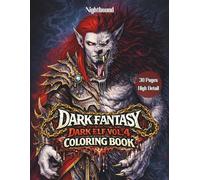 Dark Fantasy Dark Elf - Vol. 4: Cursed Bloodline Coloring Book