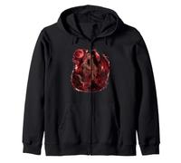 Dark Fantasy FAE Masculino, Romance, murciélago, Corte, Guerrero Sudadera con Capucha