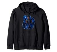 Dark Fantasy FAE Masculino, Romance, murciélago, Corte, Guerrero Sudadera con Capucha