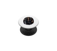 Dark Fantasy King FAE, Corte, Estrellas, Plata, Romance PopSockets PopGrip Adhesivo