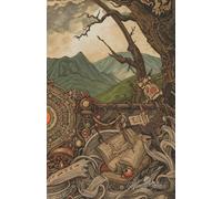 Dark Fantasy Notebook #1 - CHRONICLES: An epic fantasy writing journal - 100 lined and coloring pages for teens and adults. Find your star of inspiration in the dark aesthetics of the fantasy world